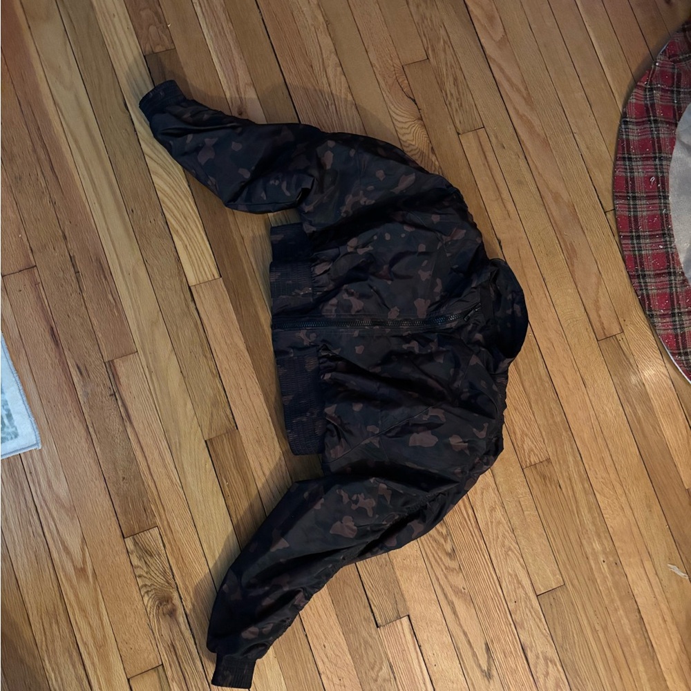 Women's Camouflage Bomber Jacket